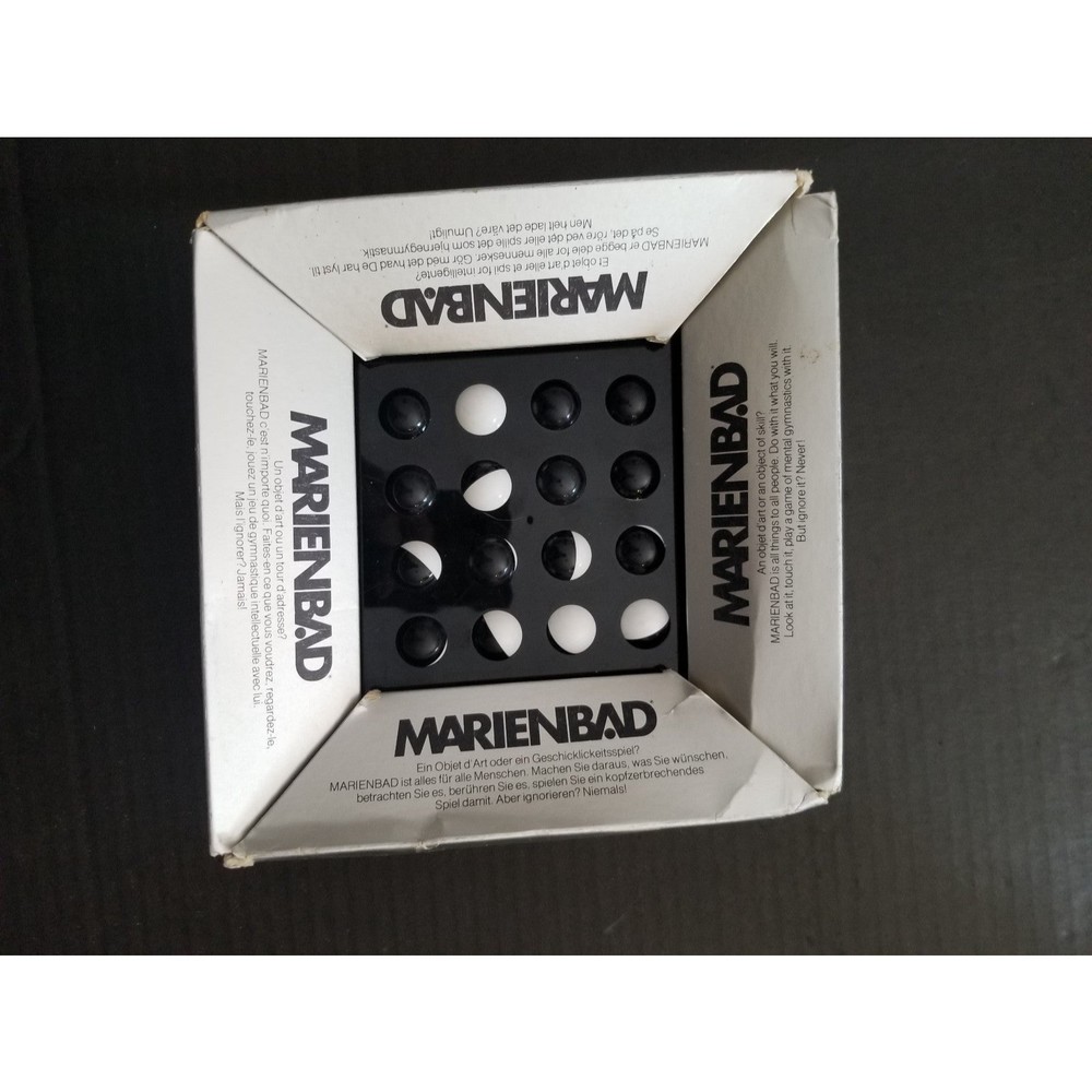NEW MARIENBAD RARE VINTAGE STRATEGY GAME 1960 FOCUS INTERNATIONAL DENMARK